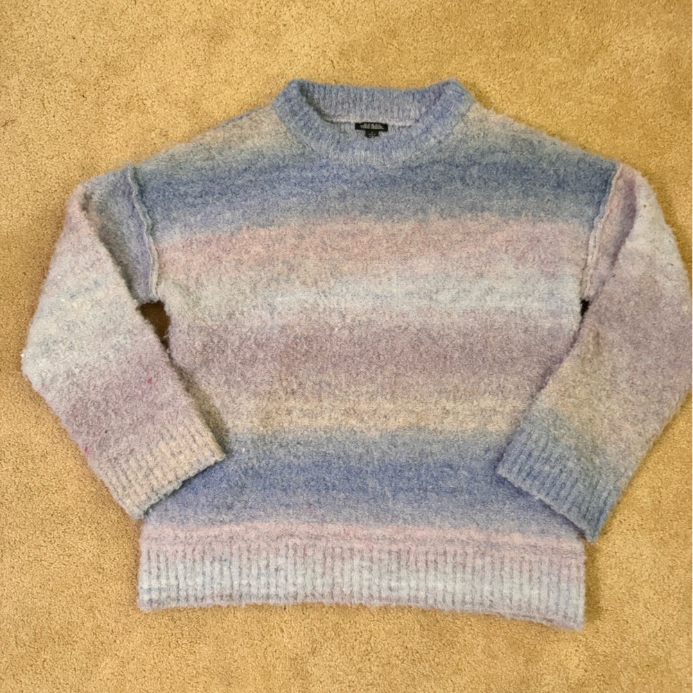 Wild Fable Cozy Multicolor Striped Sweater